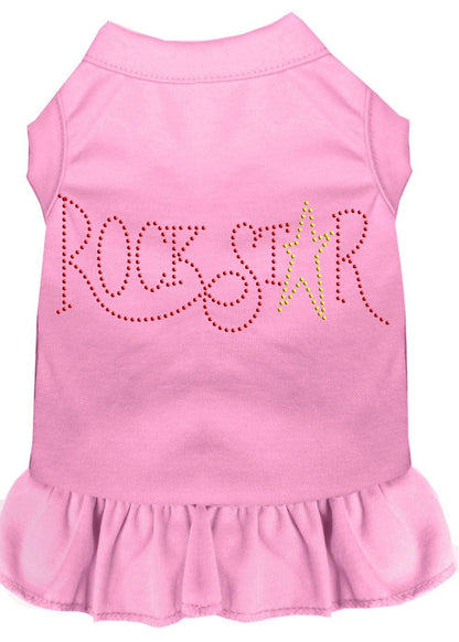 Pet Dog & Cat Dress Rhinestone, "RockStar" - DOGGO'S KING