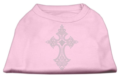 Pet Dog & Cat Shirt Rhinestone, "Cross"