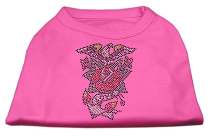 Pet Dog & Cat Shirt Rhinestone, "Eagle Rose"