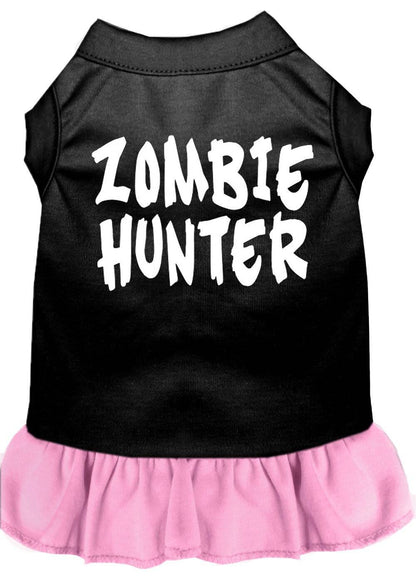 Halloween Pet Dog & Cat Dress Screen Printed, "Zombie Hunter" - DOGGO'S KING