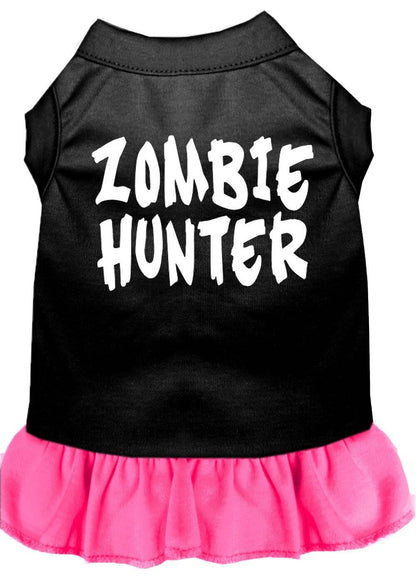 Halloween Pet Dog & Cat Dress Screen Printed, "Zombie Hunter" - DOGGO'S KING