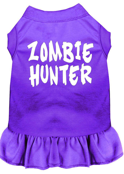 Halloween Pet Dog & Cat Dress Screen Printed, "Zombie Hunter" - DOGGO'S KING