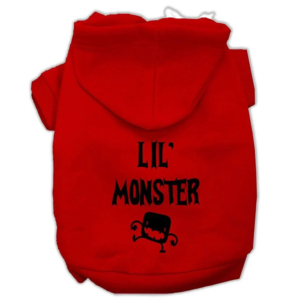 Halloween Pet, Dog & Cat Hoodie Screen Printed, "Lil Monster" - DOGGO'S KING