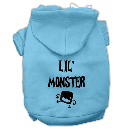 Halloween Pet, Dog & Cat Hoodie Screen Printed, "Lil Monster" - DOGGO'S KING