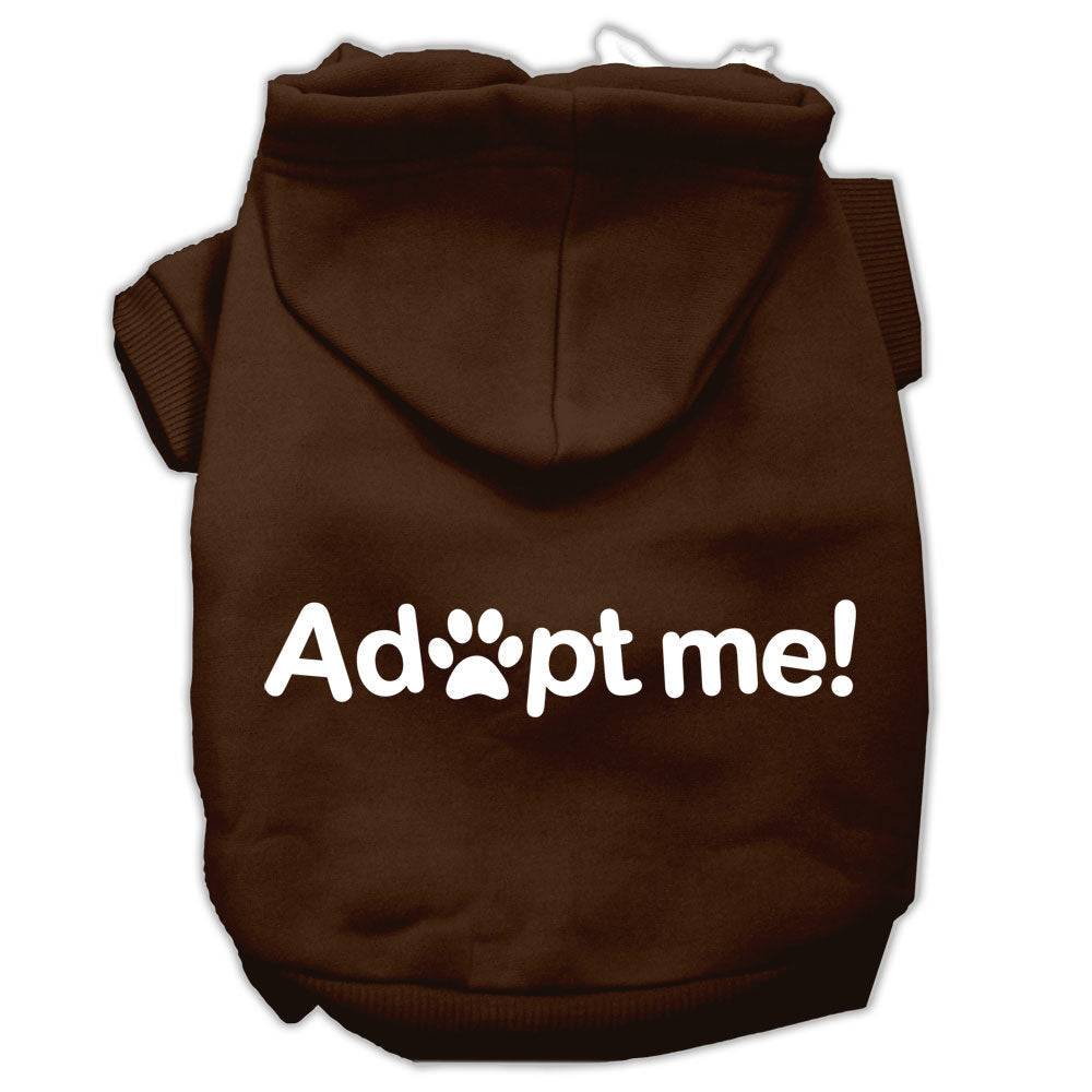 Pet, Dog & Cat Hoodie Screen Printed, "Adopt Me" - DOGGO'S KING
