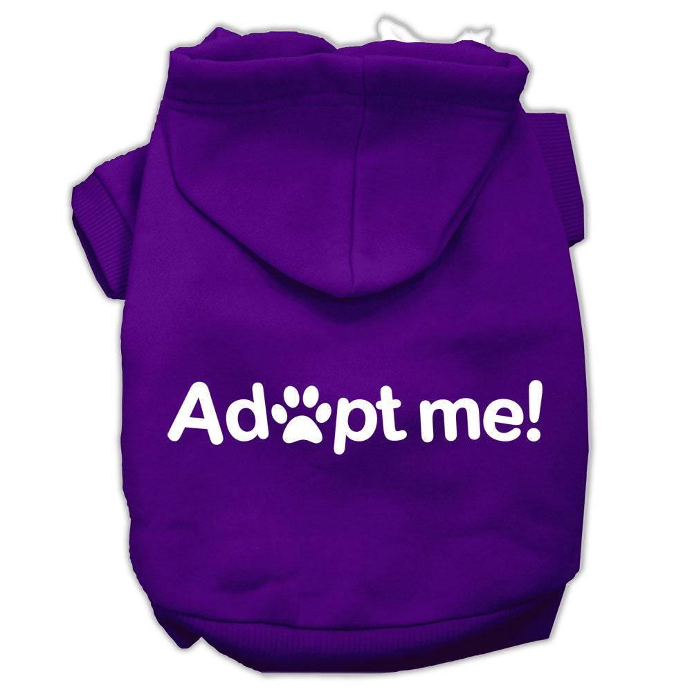 Pet, Dog & Cat Hoodie Screen Printed, "Adopt Me" - DOGGO'S KING