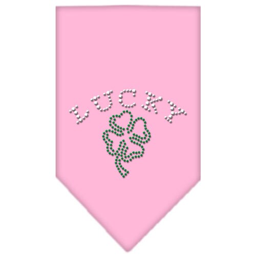 Pet and Dog Bandana Rhinestone, "Four Leaf Clover"