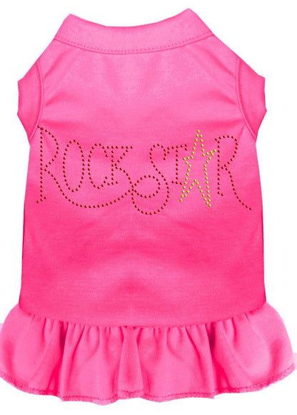 Pet Dog & Cat Dress Rhinestone, "RockStar" - DOGGO'S KING