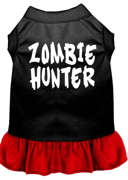 Halloween Pet Dog & Cat Dress Screen Printed, "Zombie Hunter" - DOGGO'S KING