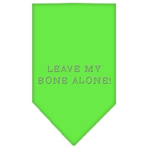 Pet and Dog Bandana Rhinestone, "Leave My Bone Alone"