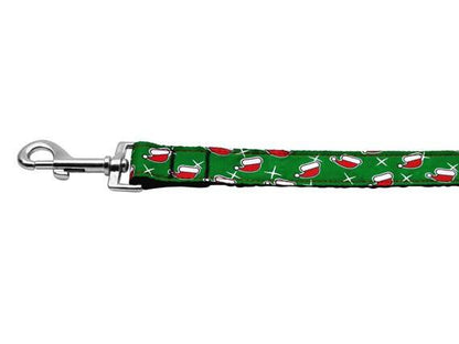 Pet Dog & Cat Nylon Collar or Leash, "Santa Hats" - DOGGO'S KING