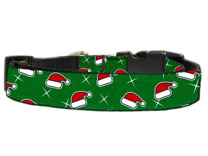 Pet Dog & Cat Nylon Collar or Leash, "Santa Hats" - DOGGO'S KING