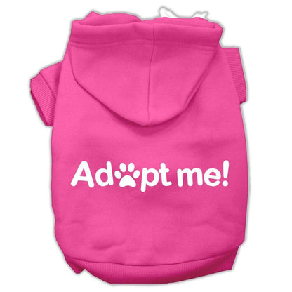 Pet, Dog & Cat Hoodie Screen Printed, "Adopt Me" - DOGGO'S KING