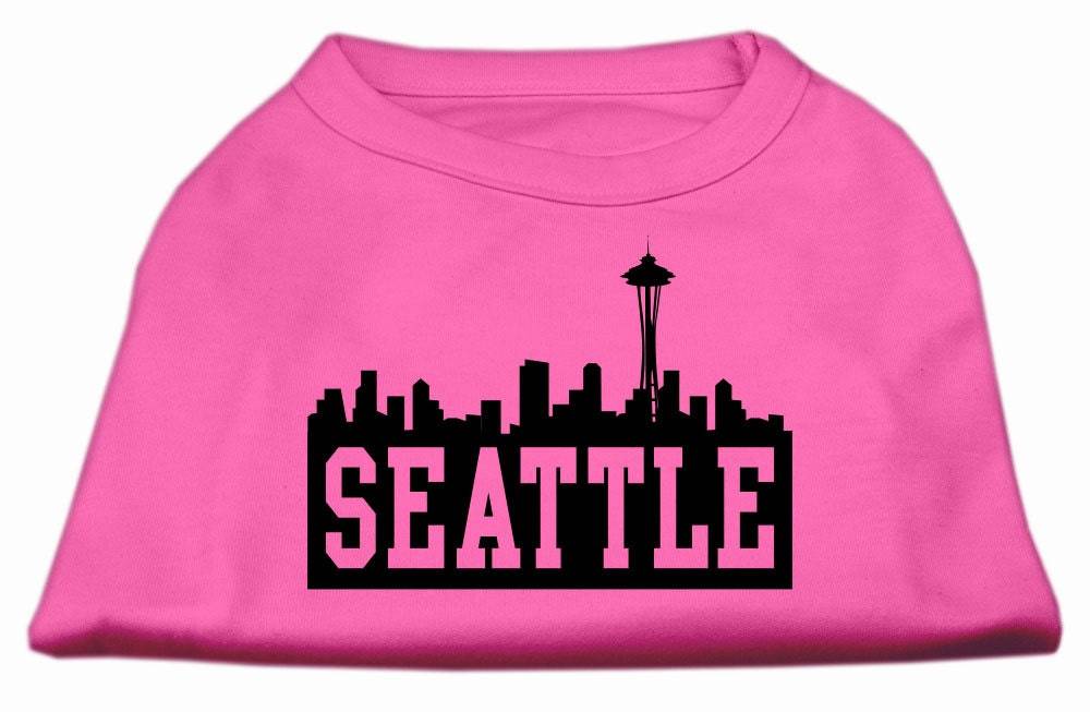 Pet Dog & Cat Shirt Screen Printed, "Seattle Skyline" - DOGGO'S KING