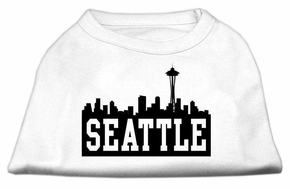 Pet Dog & Cat Shirt Screen Printed, "Seattle Skyline" - DOGGO'S KING