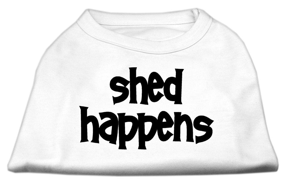 Pet Dog & Cat Shirt Screen Printed, "Shed Happens" - DOGGO'S KING