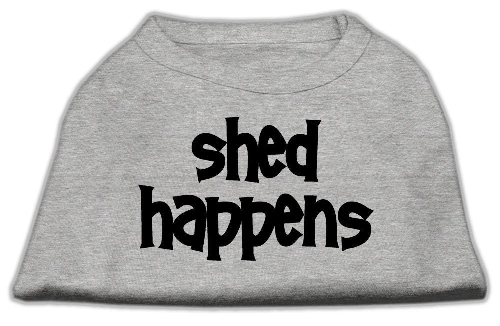 Pet Dog & Cat Shirt Screen Printed, "Shed Happens" - DOGGO'S KING