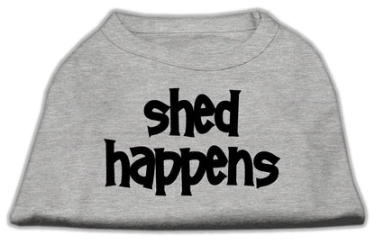 Pet Dog & Cat Shirt Screen Printed, "Shed Happens" - DOGGO'S KING